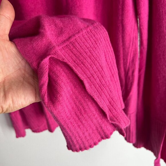 Bianco & Blu Italy Women's Merino Wool Cashmere Blend Sweater MEDIUM in Geraneo - Picture 3 of 8